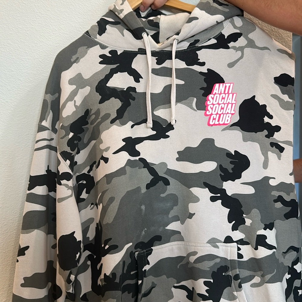 Anti Social Social Club Hoodie- Camo- XXL